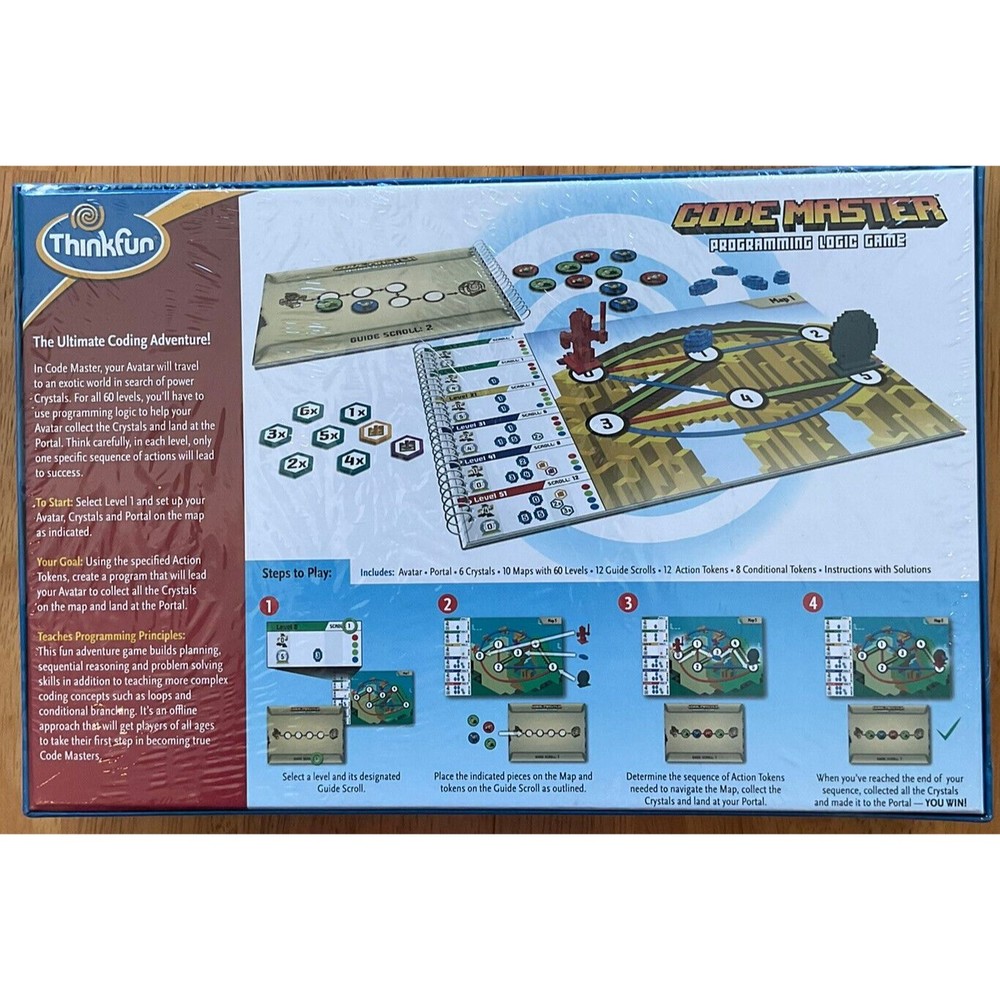 ThinkFun Code Master Programming Logic Board Game. New/Sealed - Picture 3 of 5